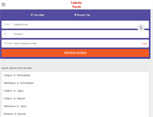 Tablet Screenshot of lakecitytravels.com